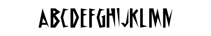 Schrill AOE Font LOWERCASE