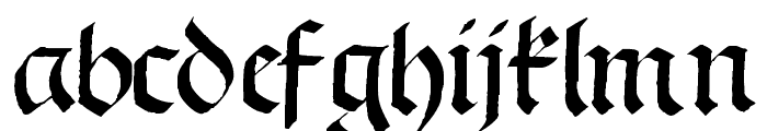 Schwabach Font LOWERCASE