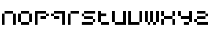 Sci Fied Bitmap Font LOWERCASE