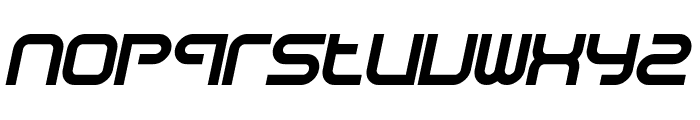 Sci Fied X Italic Font LOWERCASE