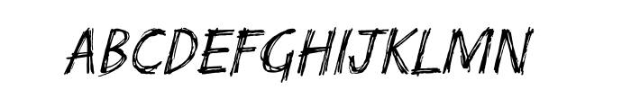 Scratch Std Font UPPERCASE