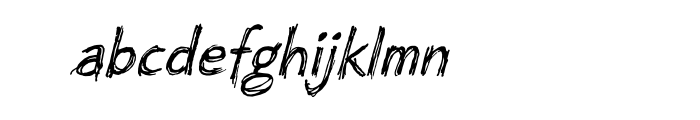 Scratch Std Font LOWERCASE