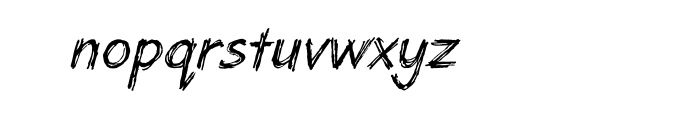 Scratch Std Font LOWERCASE