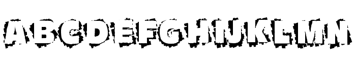 Scratch To Reveal Font LOWERCASE