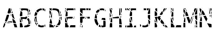 Scratchy Font UPPERCASE