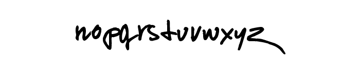 Scrawlies Font LOWERCASE