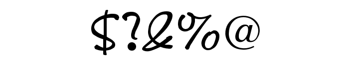 Scribble Regular Font OTHER CHARS