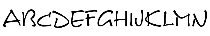 Scribble Regular Font UPPERCASE