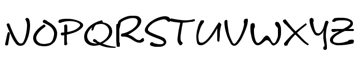 Scribble Regular Font UPPERCASE