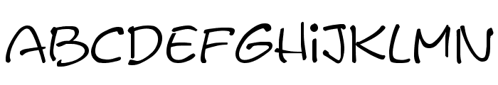 Scribble Regular Font LOWERCASE