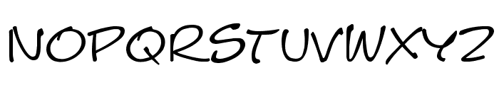 Scribble Regular Font LOWERCASE