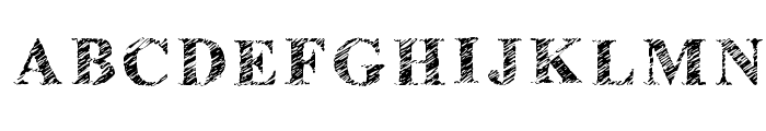 Scribble Serif Regular Font UPPERCASE