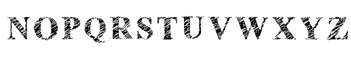 Scribble Serif Regular Font UPPERCASE