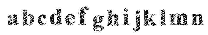Scribble Serif Regular Font LOWERCASE