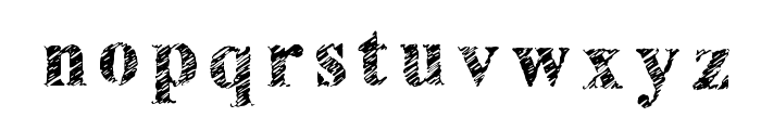 Scribble Serif Regular Font LOWERCASE