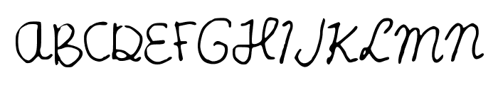 Scribble_Scrabble Font UPPERCASE