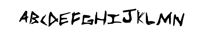 Scribble Font LOWERCASE