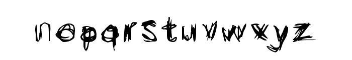 Scribblicious Font LOWERCASE