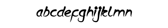 Script Thing Font LOWERCASE