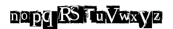 ScriptSERIF Font UPPERCASE