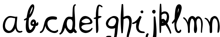 ScriptiaHappy Font LOWERCASE