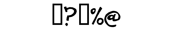 Scrubadoo Font OTHER CHARS