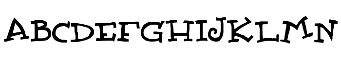 Scrubadoo Font UPPERCASE