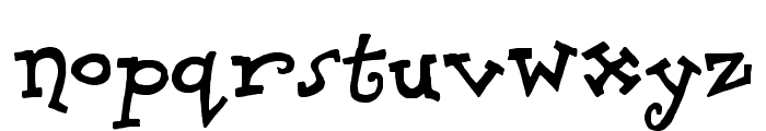 Scrubadoo Font LOWERCASE