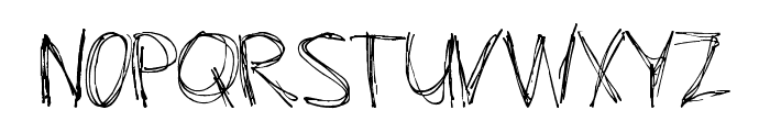 Scrum-Bucket Font UPPERCASE