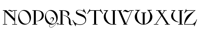 Scythe Font UPPERCASE