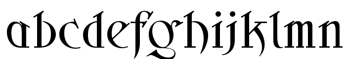 Scythe Font LOWERCASE