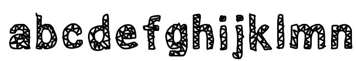 scribbled Font LOWERCASE