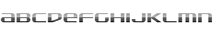 SDF Gradient Font LOWERCASE