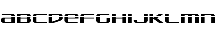 SDF Laser Font LOWERCASE