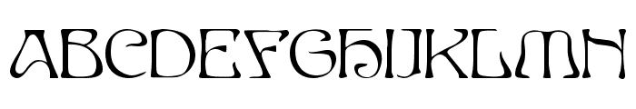 SERPENT Normal Font UPPERCASE