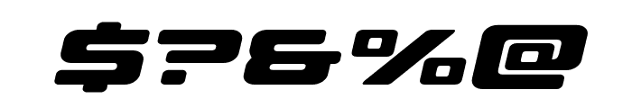 Sea-Dog Semi-Italic Font OTHER CHARS