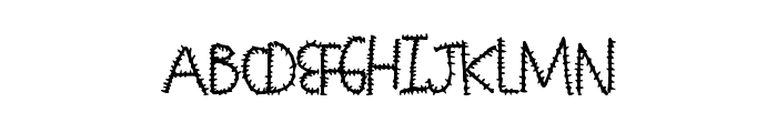 SeamingStitchy Font LOWERCASE