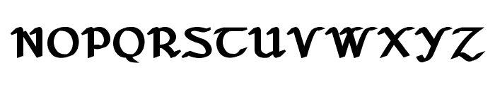 Seanchl Dubh Font UPPERCASE