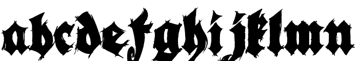 Season of the Witch Black Font LOWERCASE
