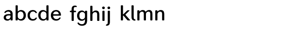 Seconda XtraSoft Medium Font LOWERCASE