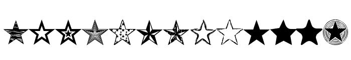 Seeing Stars Font UPPERCASE
