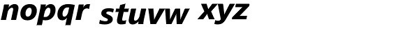 Segoe TV Bold Italic Font LOWERCASE
