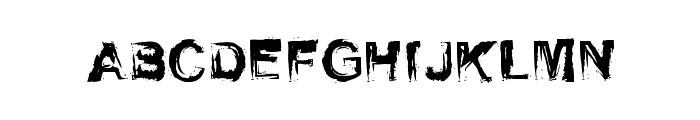 SelfRighteousness-Regular Font LOWERCASE