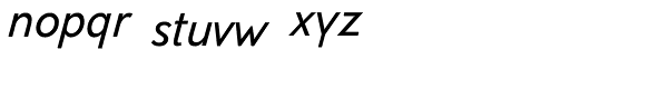 Selfica Italic Font LOWERCASE