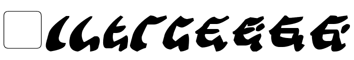 Semphari Bold Italic Font OTHER CHARS