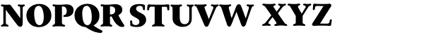 Seneca BQ-Extra Bold Font UPPERCASE