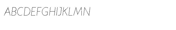 Sensibility ThinItalic