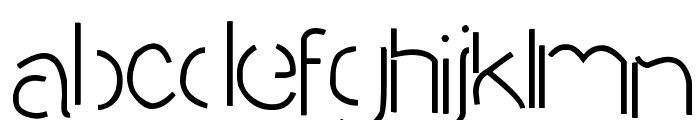 Sequence Light Font LOWERCASE