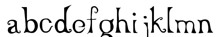 Serenity Font LOWERCASE