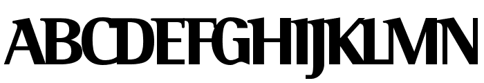 Serif Black Font UPPERCASE